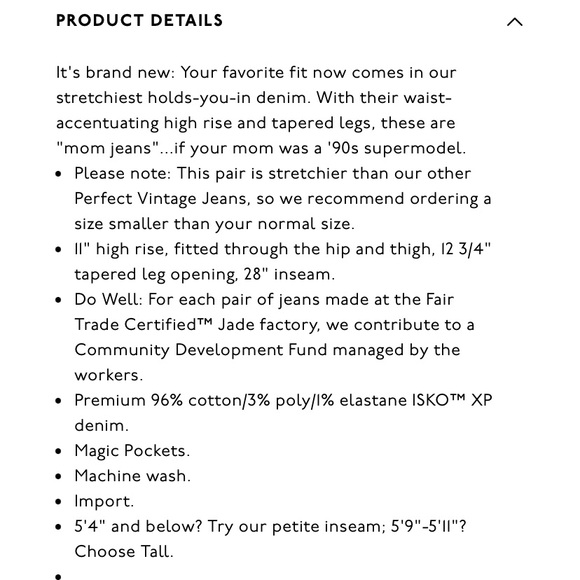 Maplewood Wash Perfect Vintage Jeans Madewell - Picture 9 of 11